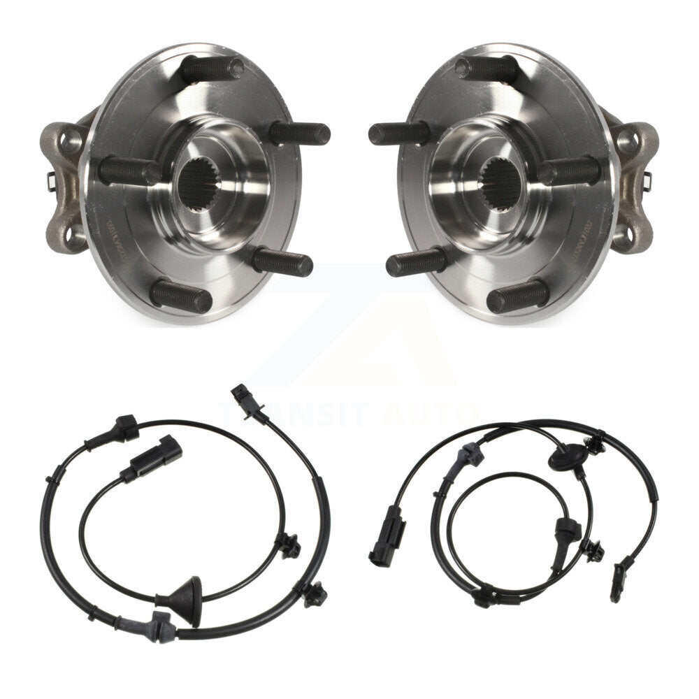 Wheel Hub Bearing & Sensor Rear Kit For 14-15 Mitsubishi Outlander with Harness