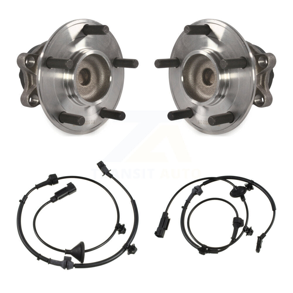 Wheel Hub Bearing ABS Sensor Rear Kit For 2015 Mitsubishi Outlander with Harness