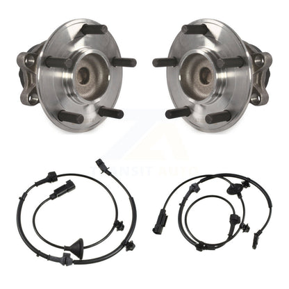 Wheel Hub Bearing ABS Sensor Rear Kit For 2015 Mitsubishi Outlander with Harness