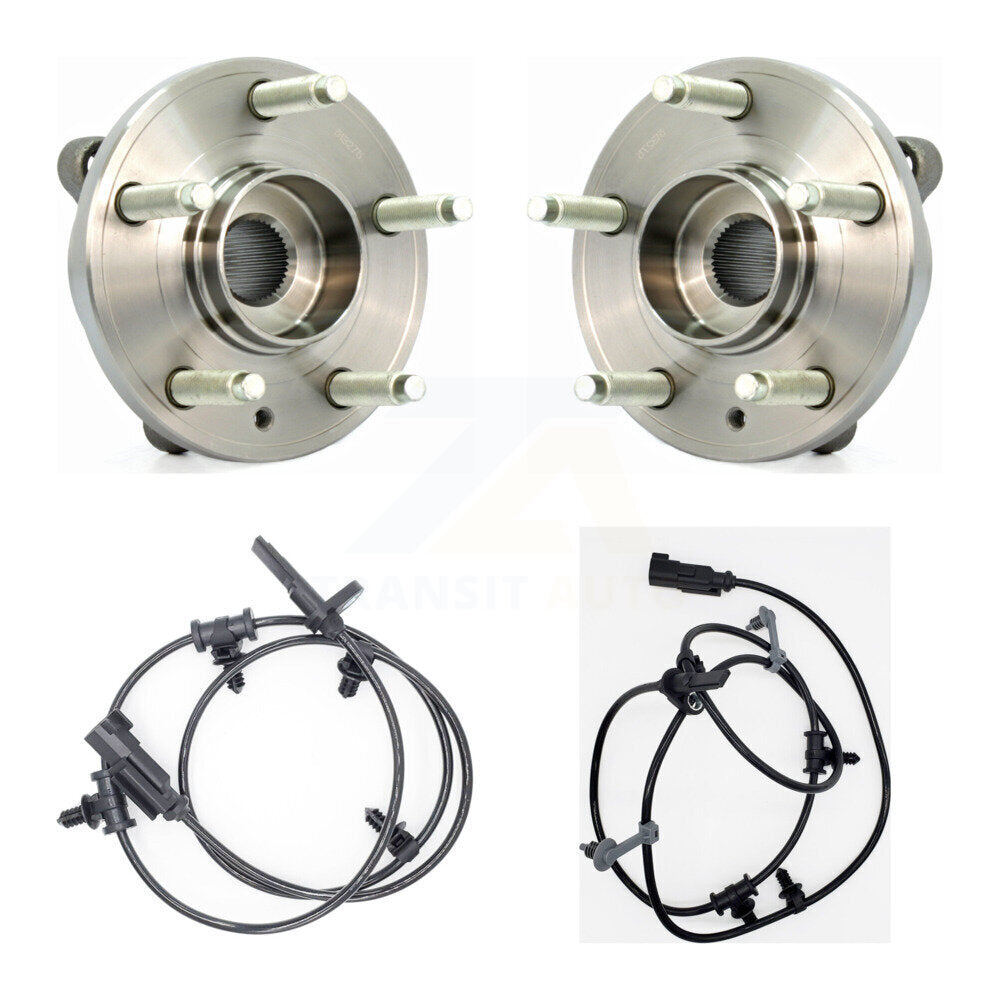 Wheel Hub Bearing And ABS Sensor Rear Kit For Ford Edge Lincoln MKX