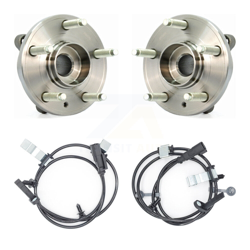 Wheel Hub Bearing And ABS Sensor Rear Kit For 2011 Ford Edge Lincoln MKX