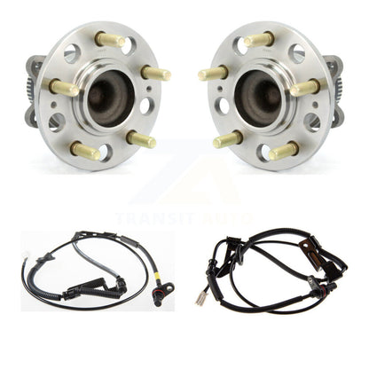 Wheel Hub Bearing Sensor Rear Kit For 08-12 Kia Rondo 2.4L/2.7L with 4-Wheel ABS