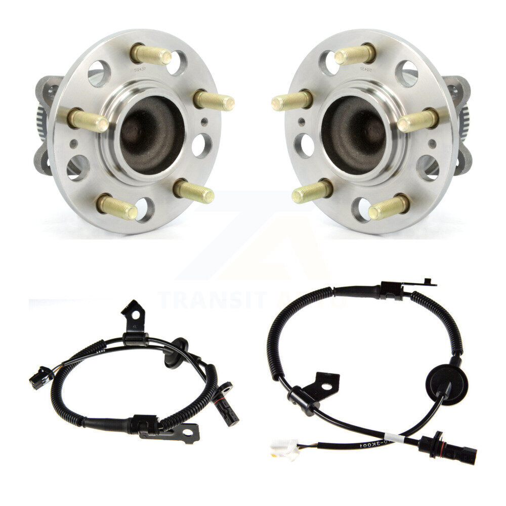 Wheel Hub Bearing & Sensor Rear Kit For Hyundai Azera 3.3L/3.8L with 4-Wheel ABS
