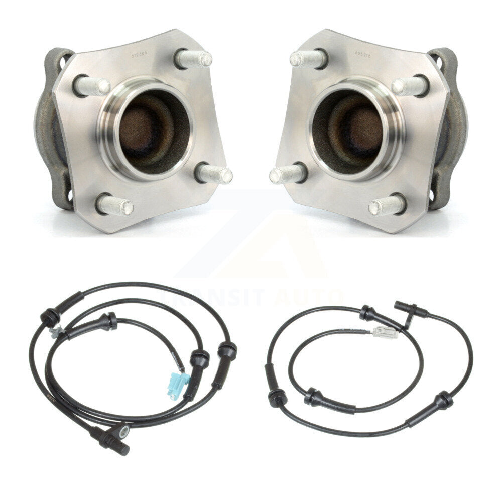 Wheel Hub Bearing & ABS Sensor Rear Kit For 2009 Nissan Sentra 2.0L with Non-ABS
