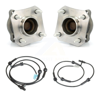 Wheel Hub Bearing & ABS Sensor Rear Kit For 2009 Nissan Sentra 2.0L with Non-ABS