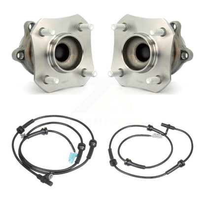 Wheel Hub Bearing Sensor Rear Kit For 07-12 Nissan Sentra 2.0L with 4-Wheel ABS