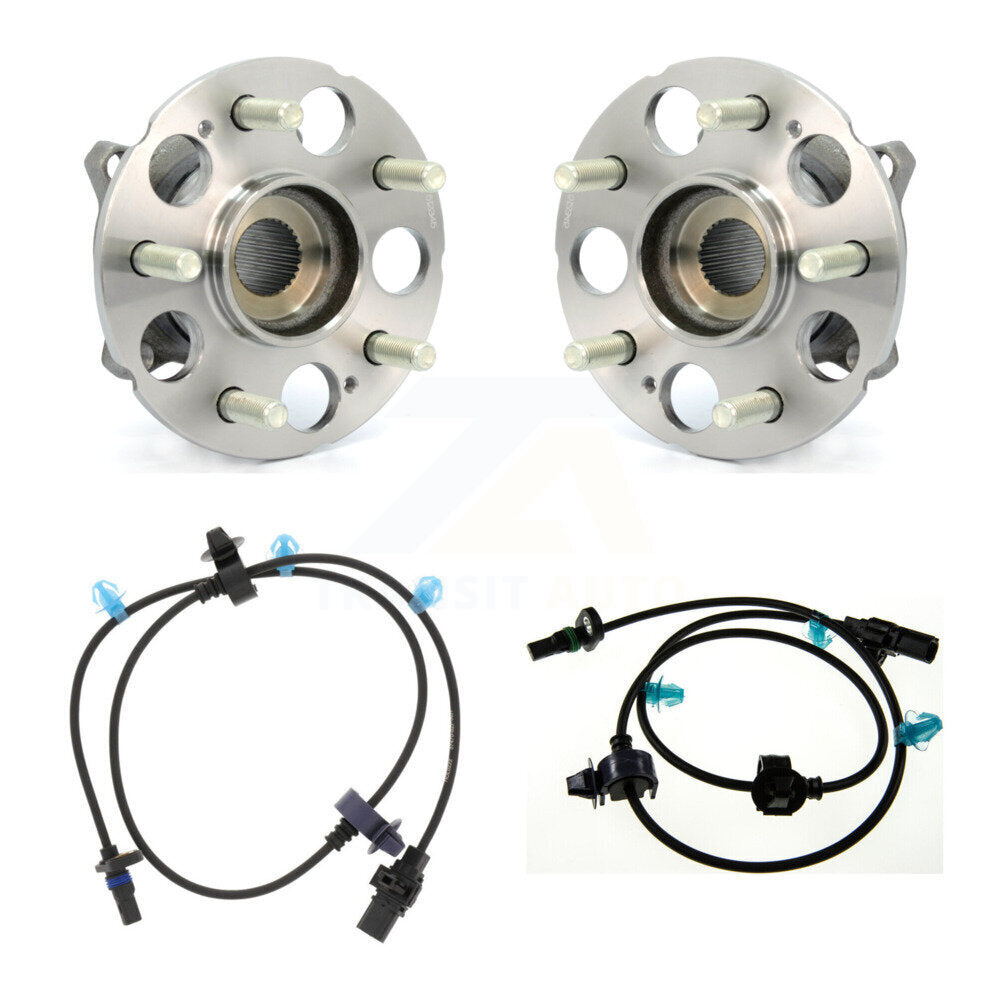 Wheel Hub Bearing Sensor Rear Kit For 10-12 Acura RDX Base with 2.3L 4-Wheel ABS