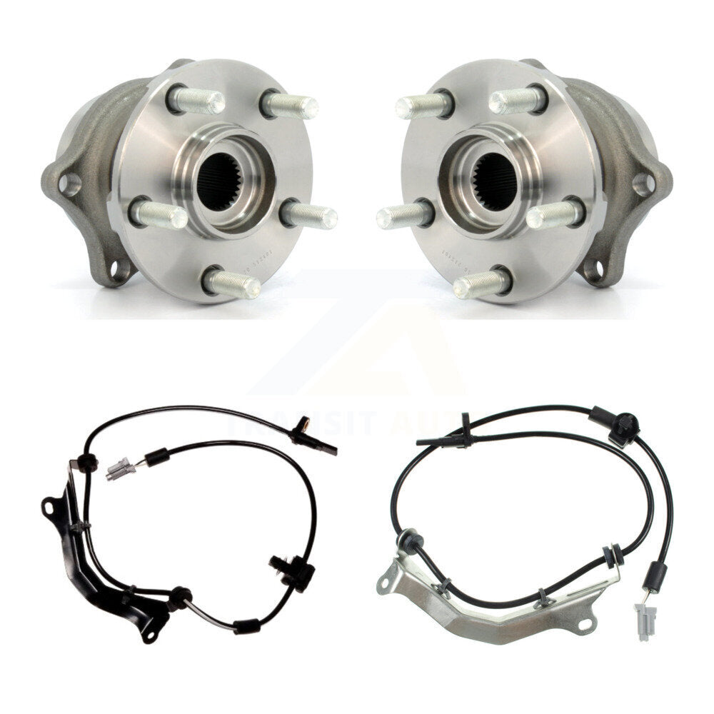 Wheel Hub Bearing And ABS Sensor Rear Kit For Subaru Impreza WRX STI