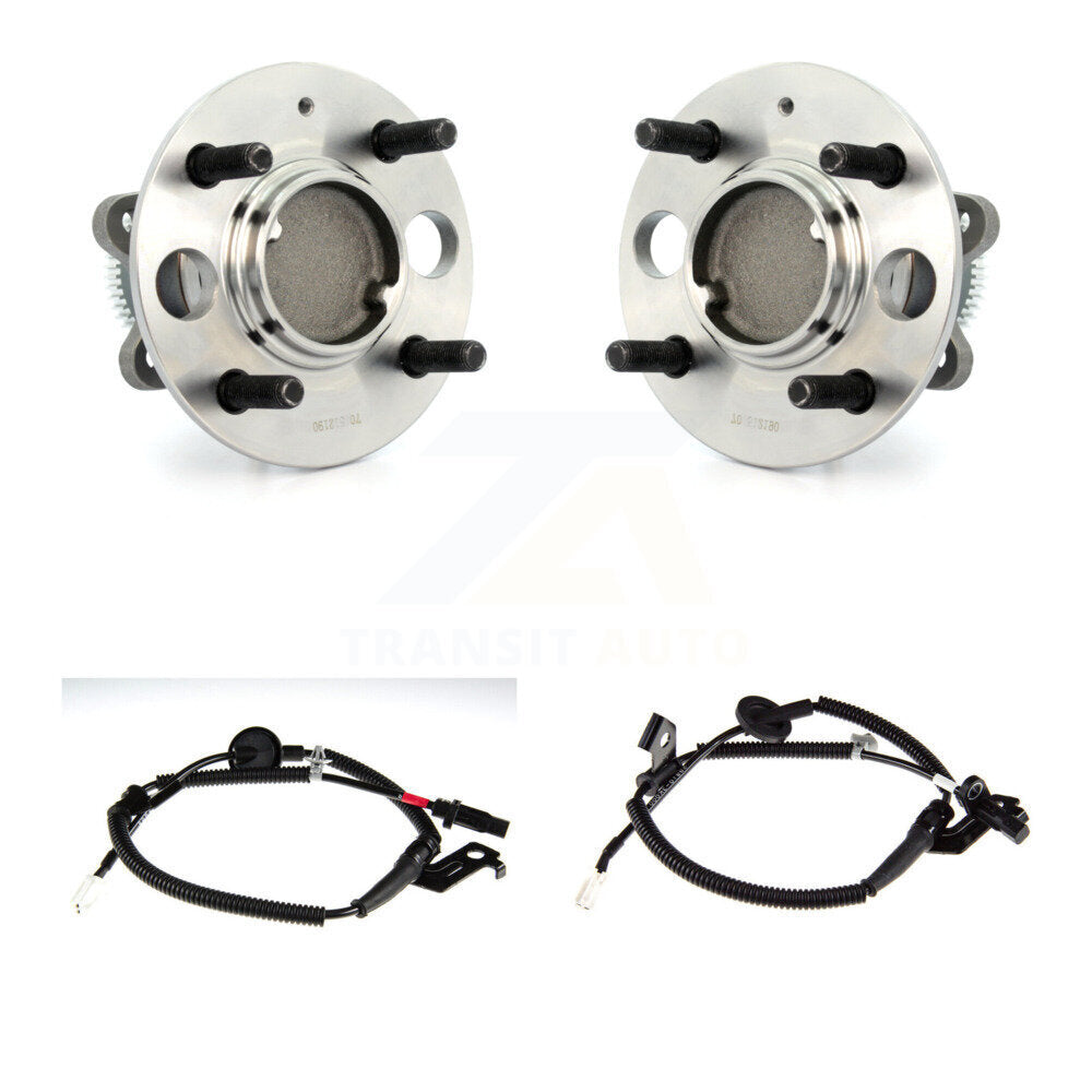Wheel Hub Bearing Sensor Rear Kit For 2005 Hyundai Sonata 2.4L with 4-Wheel ABS