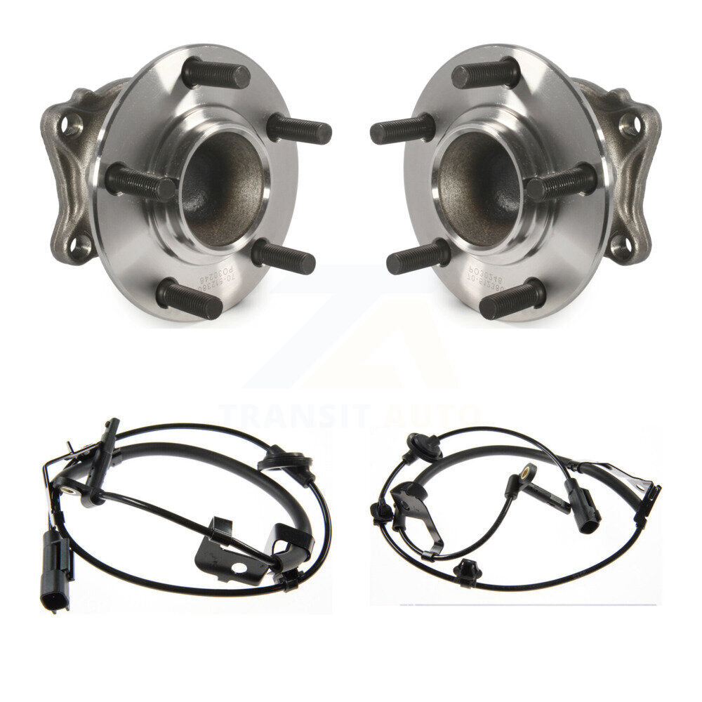 Wheel Hub Bearing ABS Sensor Rear Kit For 2007 Mitsubishi Outlander with Harness