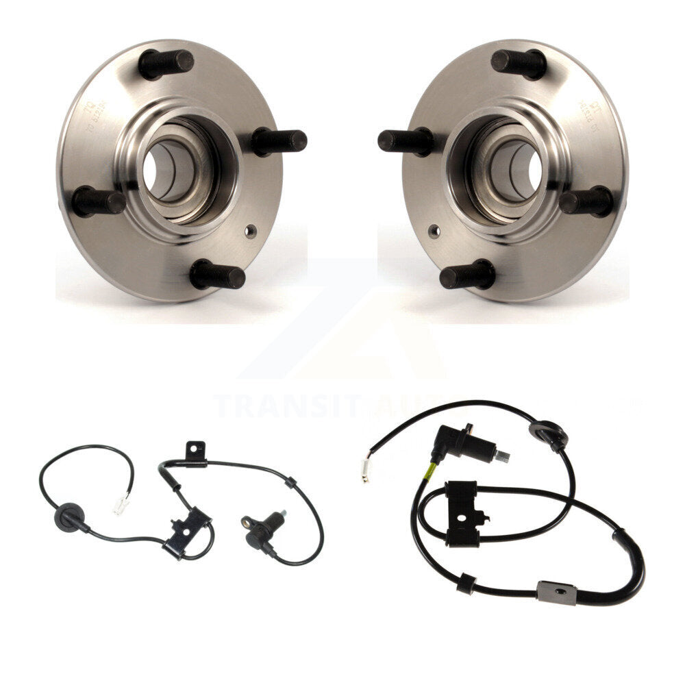 Wheel Hub Bearing ABS Sensor Rear Kit For 2005 Kia Spectra Non-ABS with Harness