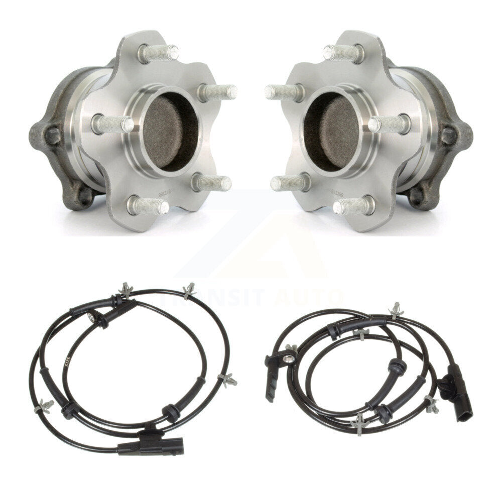 Wheel Hub Bearing And ABS Sensor Rear Kit For Nissan Altima Maxima
