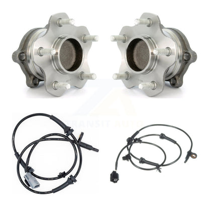 Wheel Hub Bearing & ABS Sensor Rear Kit For Nissan Pathfinder INFINITI QX60 JX35