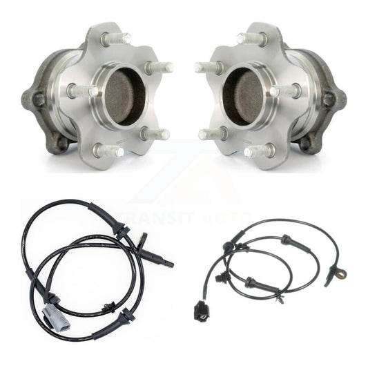 Wheel Hub Bearing & ABS Sensor Rear Kit For Nissan Pathfinder INFINITI QX60 JX35