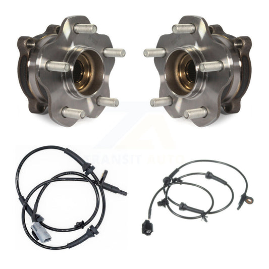 Wheel Hub Bearing & ABS Sensor Rear Kit For Nissan Pathfinder INFINITI QX60 JX35