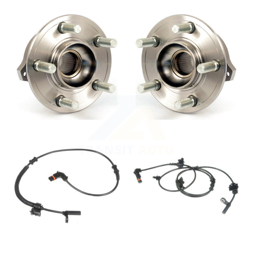 Wheel Hub Bearing ABS Sensor Rear Kit For Dodge Challenger Charger Chrysler 300