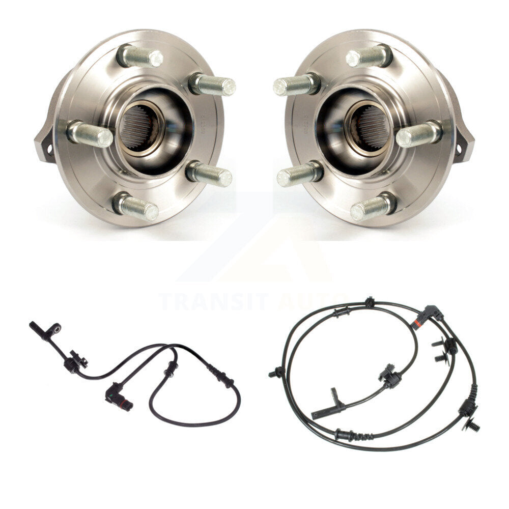 Wheel Hub Bearing & Sensor Rear Kit For Dodge Charger Chrysler 300 with Harness