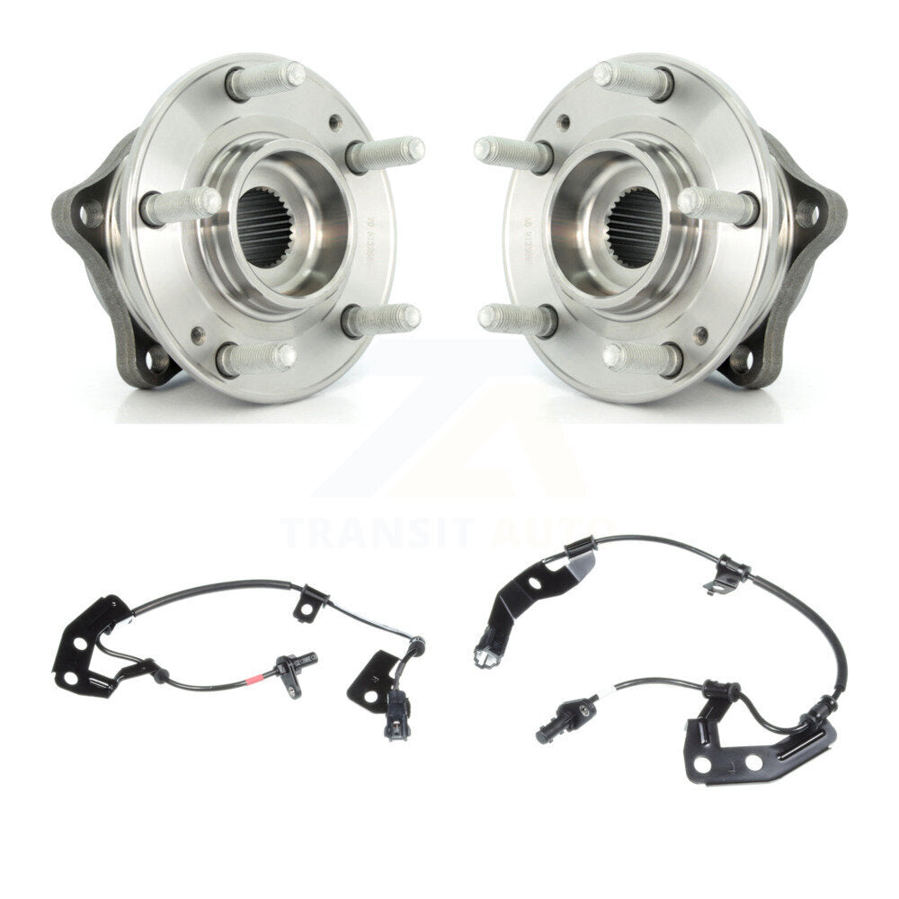 Wheel Hub Bearing And ABS Sensor Rear Kit For Hyundai Santa Fe Sport Kia Sorento