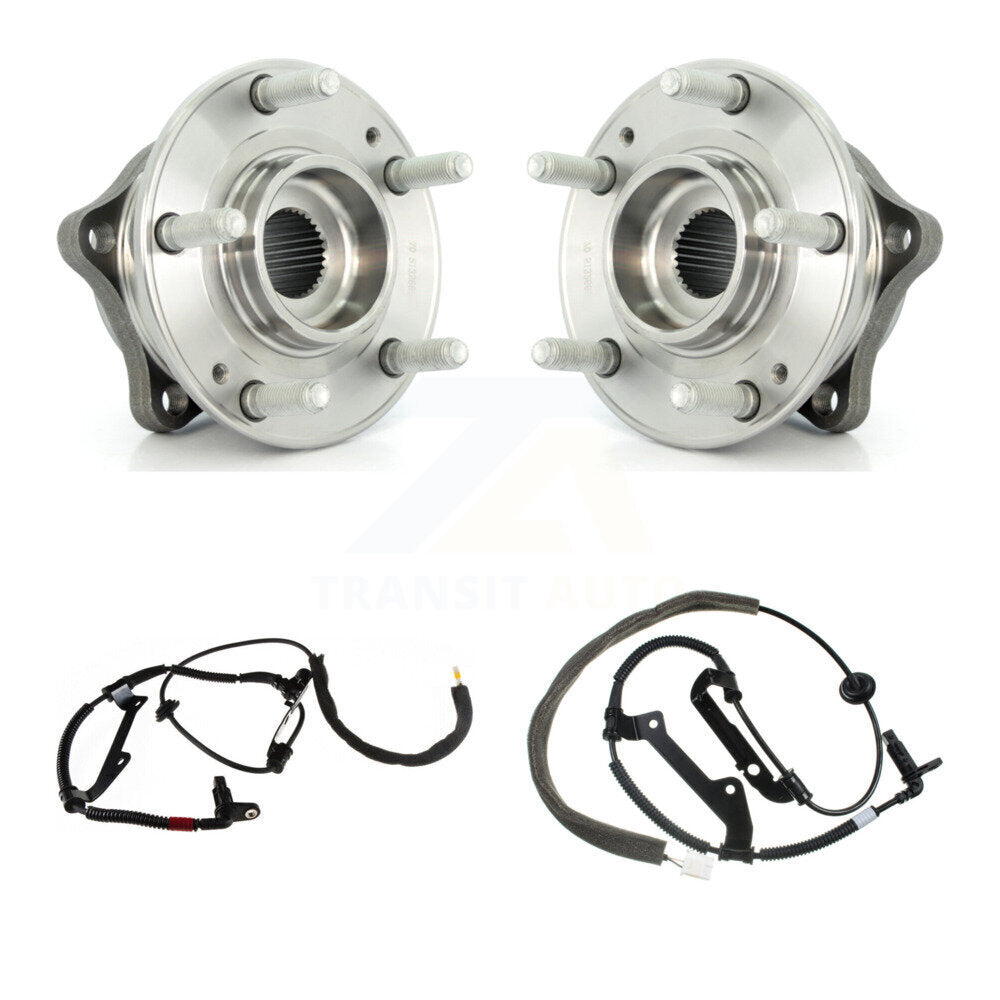 Wheel Hub Bearing And ABS Sensor Rear Kit For Hyundai Santa Fe with Harness
