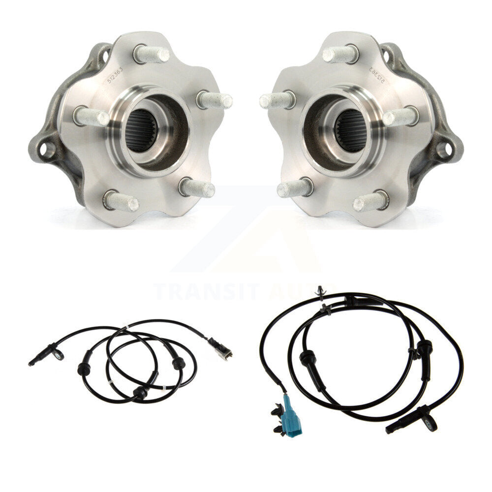 Wheel Hub Bearing And ABS Sensor Rear Kit For Nissan Murano with Harness