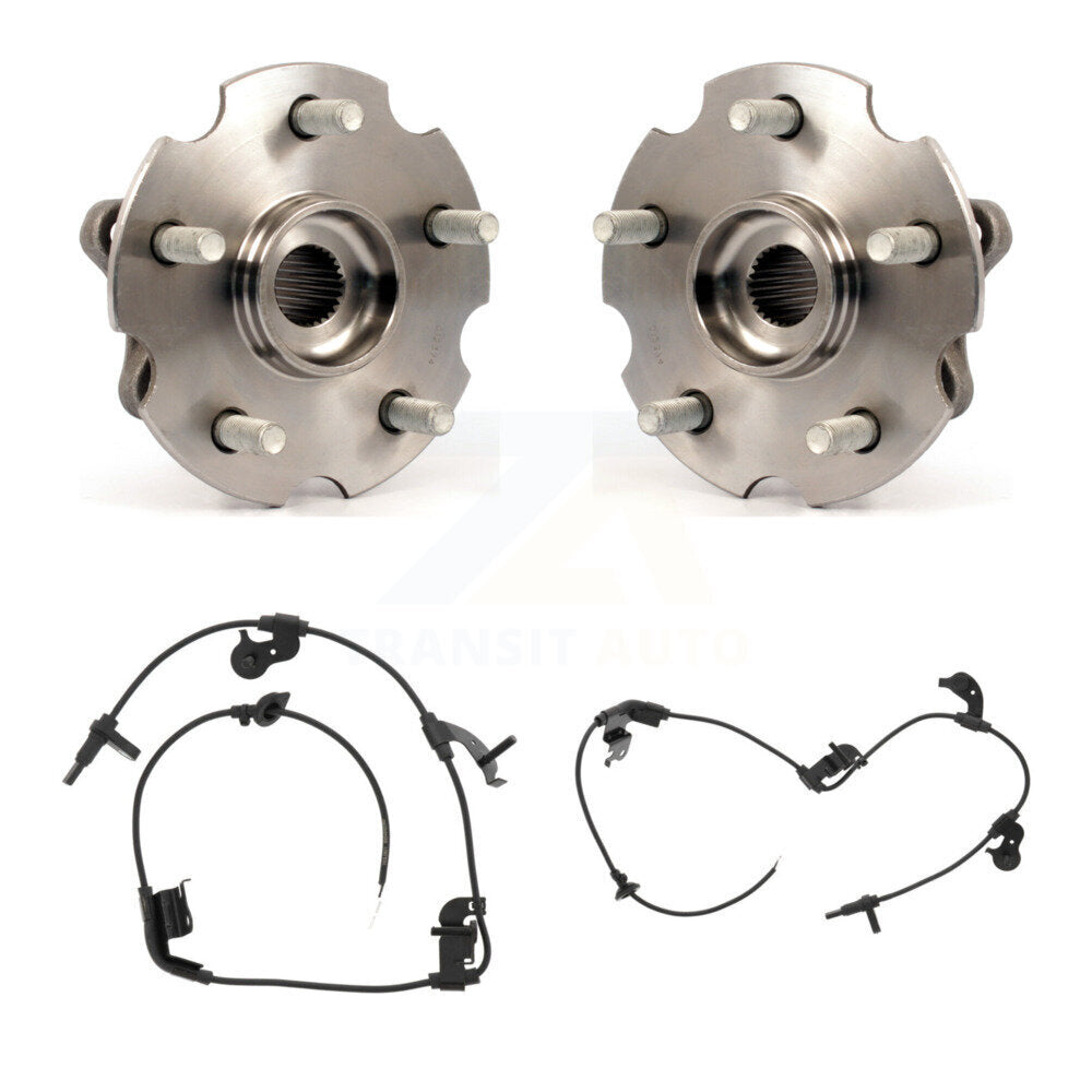 Wheel Hub Bearing ABS Sensor Rear Kit For Toyota RAV4 AWD with 2.5L 4-Wheel