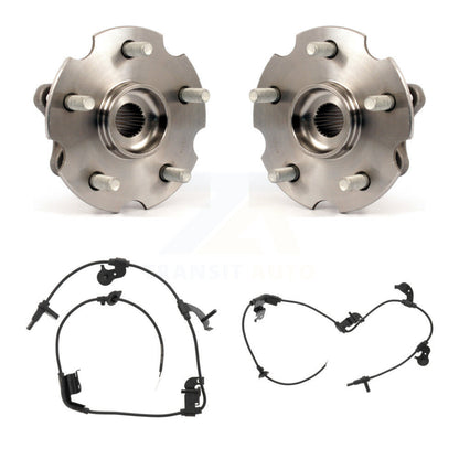 Wheel Hub Bearing ABS Sensor Rear Kit For Toyota RAV4 AWD with 2.5L 4-Wheel