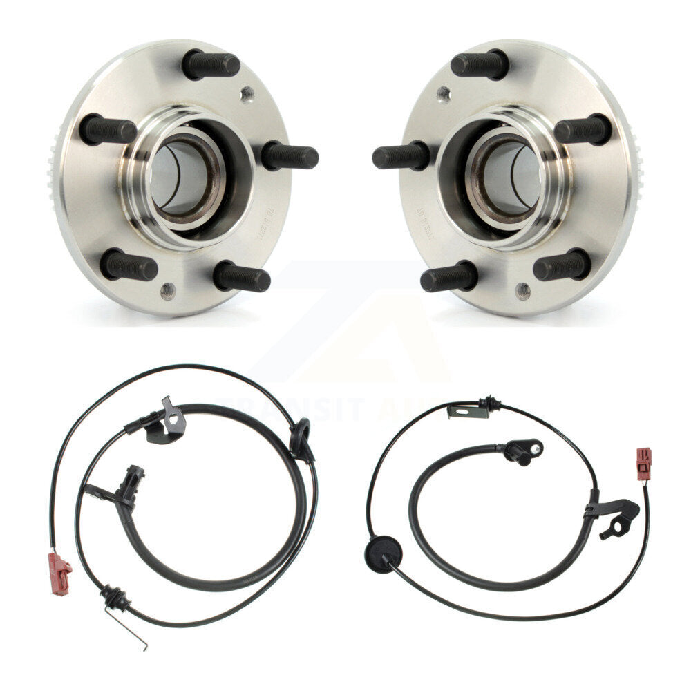 Wheel Hub Bearing And ABS Sensor Rear Kit For 2007 Mercury Milan with Harness