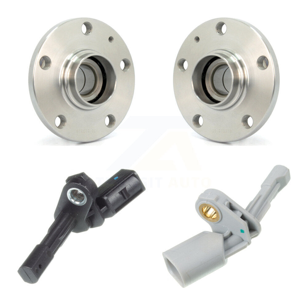 Wheel Hub Bearing Sensor Rear Kit For Volkswagen Jetta Passat Audi Q3 CC Beetle