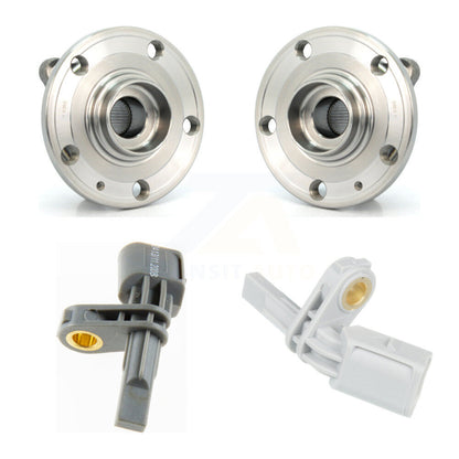 Wheel Hub Bearing And ABS Sensor Rear Kit For Audi Q3 Quattro Volkswagen CC