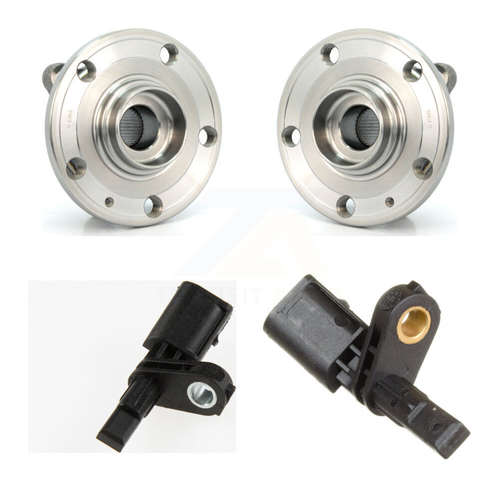 Wheel Hub Bearing Sensor Rear Kit For Volkswagen Tiguan Audi Q3 Quattro TT A3 CC