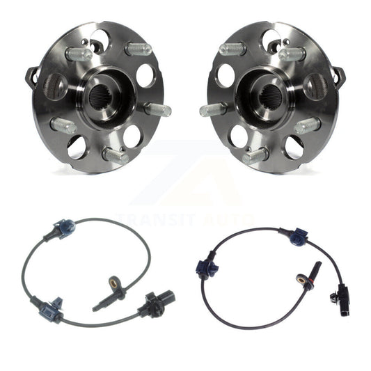 Wheel Hub Bearing & ABS Sensor Rear Kit For Honda CR-V AWD with 2.4L 4-Wheel