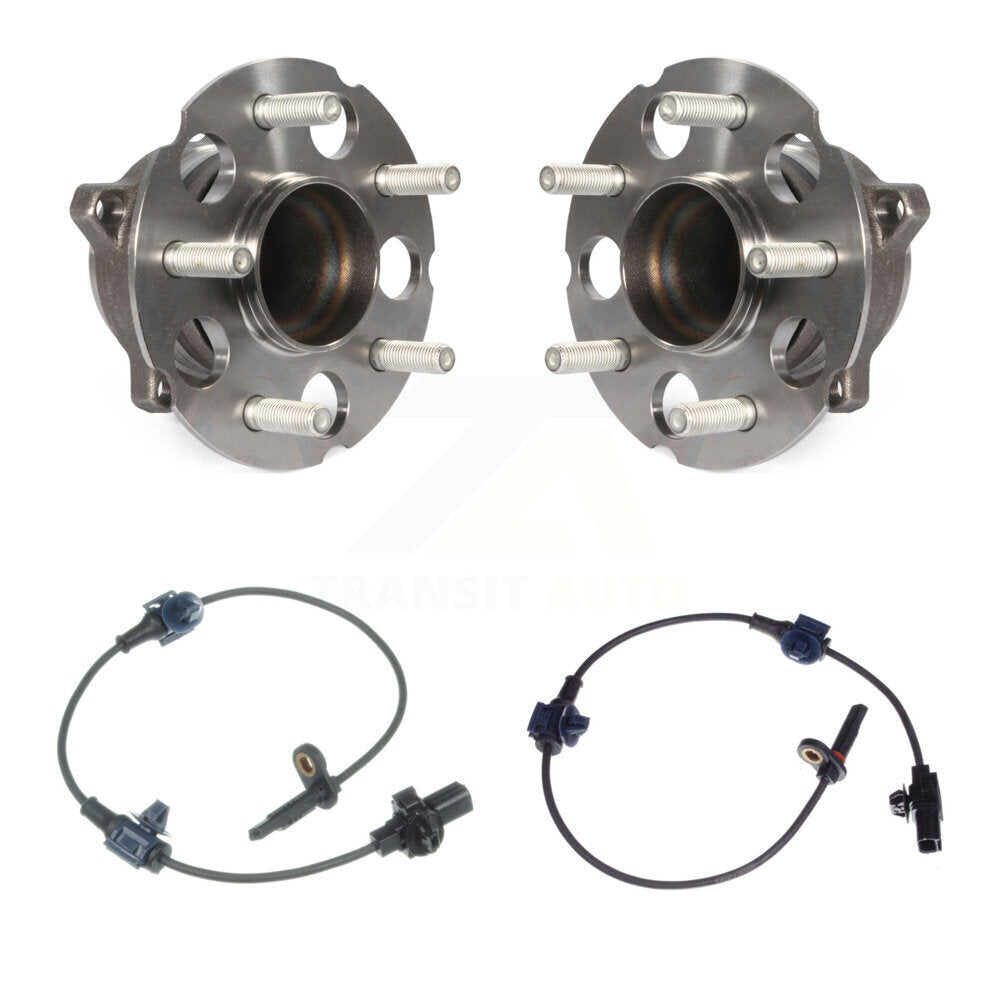 Wheel Hub Bearing Sensor Rear Kit For 2012 Honda CR-V FWD with 2.4L 4-Wheel ABS