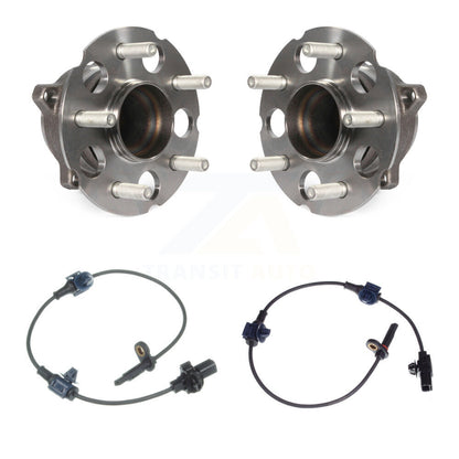 Wheel Hub Bearing Sensor Rear Kit For 2012 Honda CR-V FWD with 2.4L 4-Wheel ABS