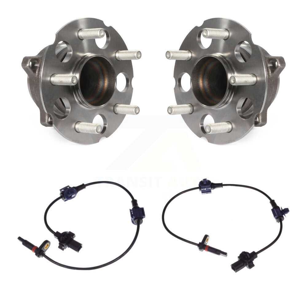 Wheel Hub Bearing Sensor Rear Kit For 2012 Honda CR-V FWD with 2.4L 4-Wheel ABS