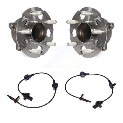 Wheel Hub Bearing Sensor Rear Kit For 2012 Honda CR-V FWD with 2.4L 4-Wheel ABS
