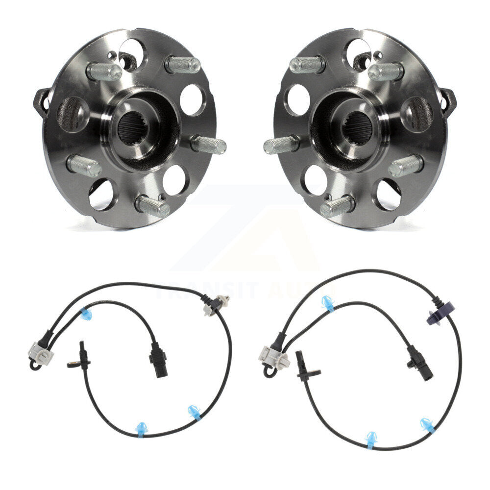 Wheel Hub Bearing Sensor Rear Kit For 13-16 Acura RDX AWD with 3.5L 4-Wheel ABS