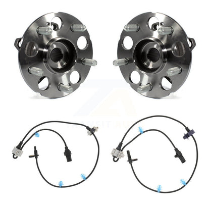 Wheel Hub Bearing Sensor Rear Kit For 13-16 Acura RDX AWD with 3.5L 4-Wheel ABS