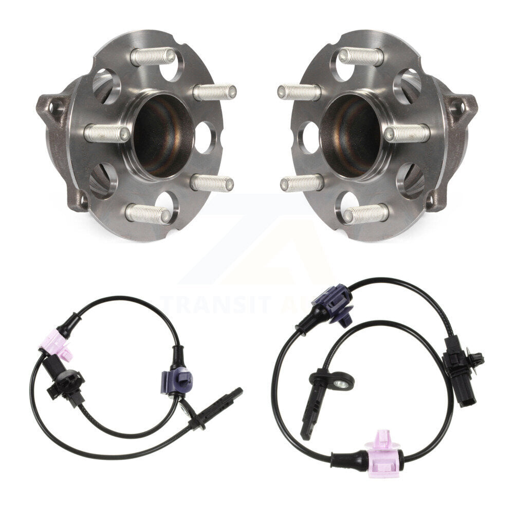 Wheel Hub Bearing Sensor Rear Kit For 13-16 Honda CR-V FWD with 2.4L 4-Wheel ABS