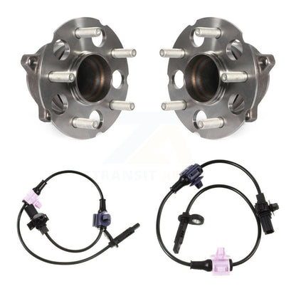 Wheel Hub Bearing Sensor Rear Kit For 13-16 Honda CR-V FWD with 2.4L 4-Wheel ABS