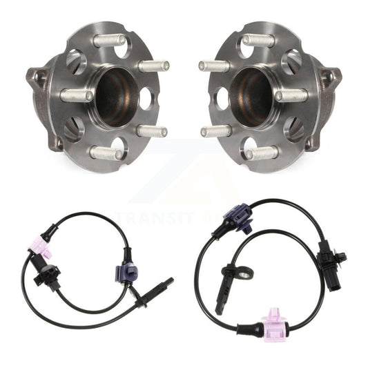 Wheel Hub Bearing Sensor Rear Kit For 13-16 Honda CR-V FWD with 2.4L 4-Wheel ABS