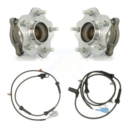 Wheel Hub Bearing Sensor Rear Kit For 04-08 Nissan Maxima 3.5L with 4-Wheel ABS