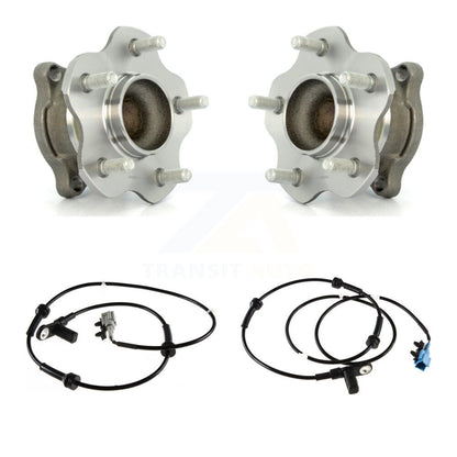 Wheel Hub Bearing & Sensor Rear Kit For 04-09 Nissan Quest 3.5L with 4-Wheel ABS