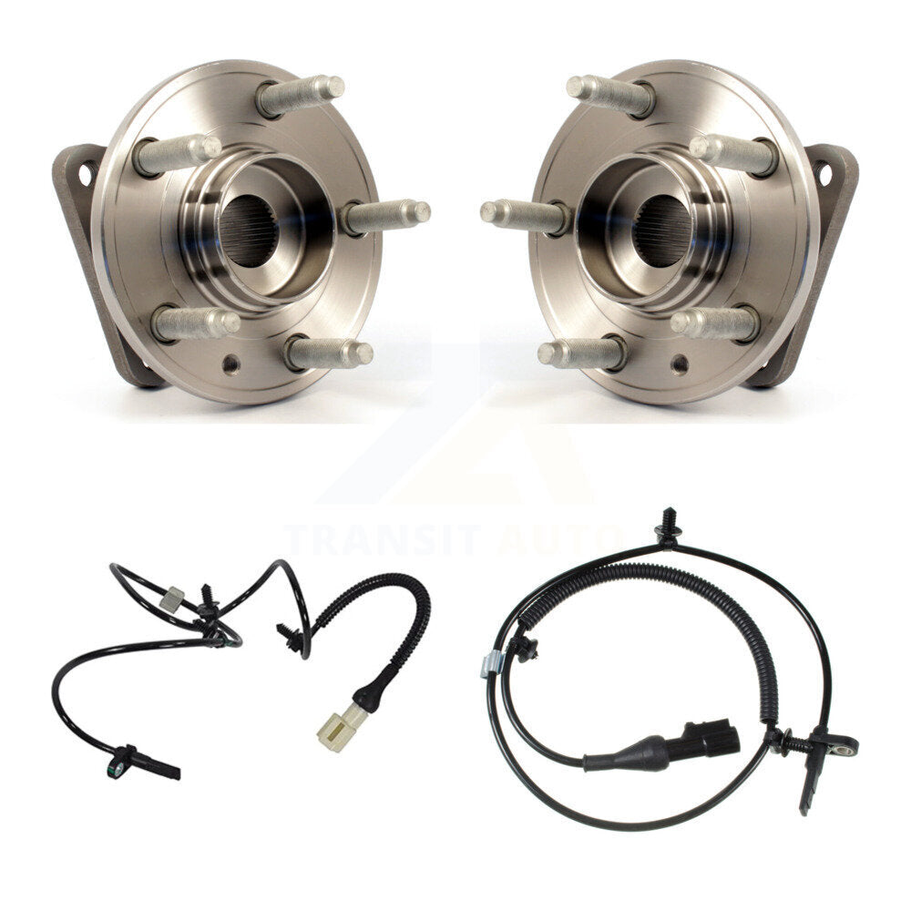 Wheel Hub Bearing & ABS Sensor Rear Kit For Ford Five Hundred Freestyle Mercury