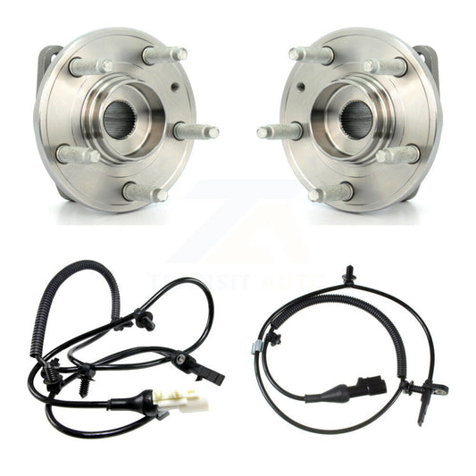 Wheel Hub Bearing & Sensor Rear Kit For Ford Taurus X AWD with 3.5L 4-Wheel ABS