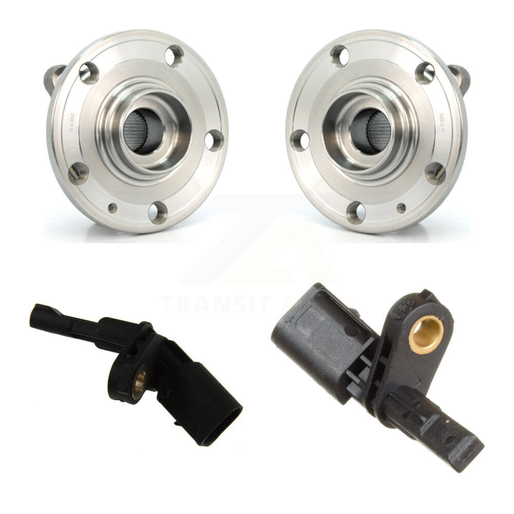 Wheel Hub Bearing And ABS Sensor Rear Kit For Audi TT RS Quattro