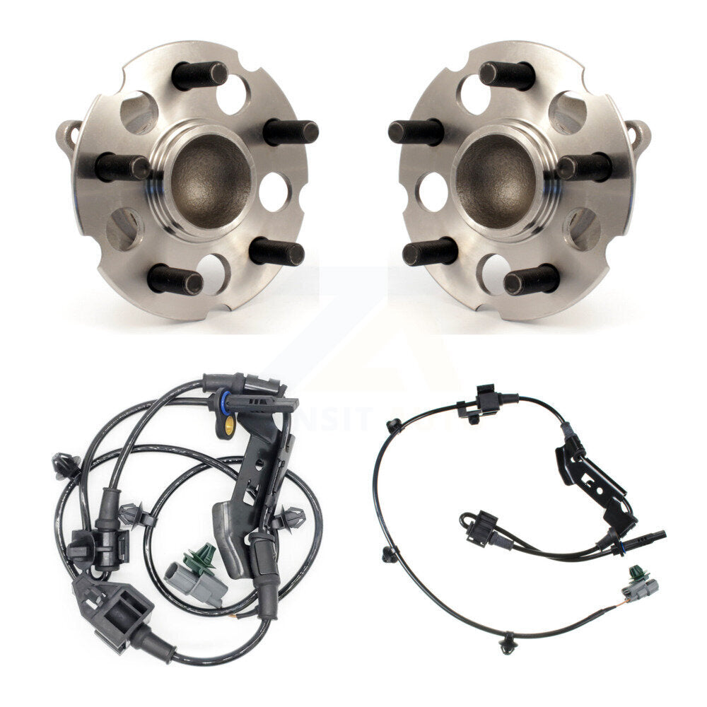 Wheel Hub Bearing Sensor Rear Kit For 07-10 Honda Odyssey 3.5L with 4-Wheel ABS