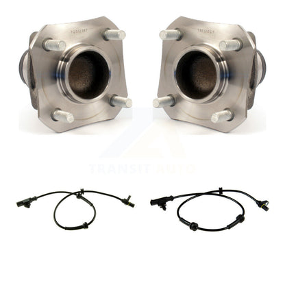 Wheel Hub Bearing ABS Sensor Rear Kit For 2009 Nissan Versa Non-ABS with Harness
