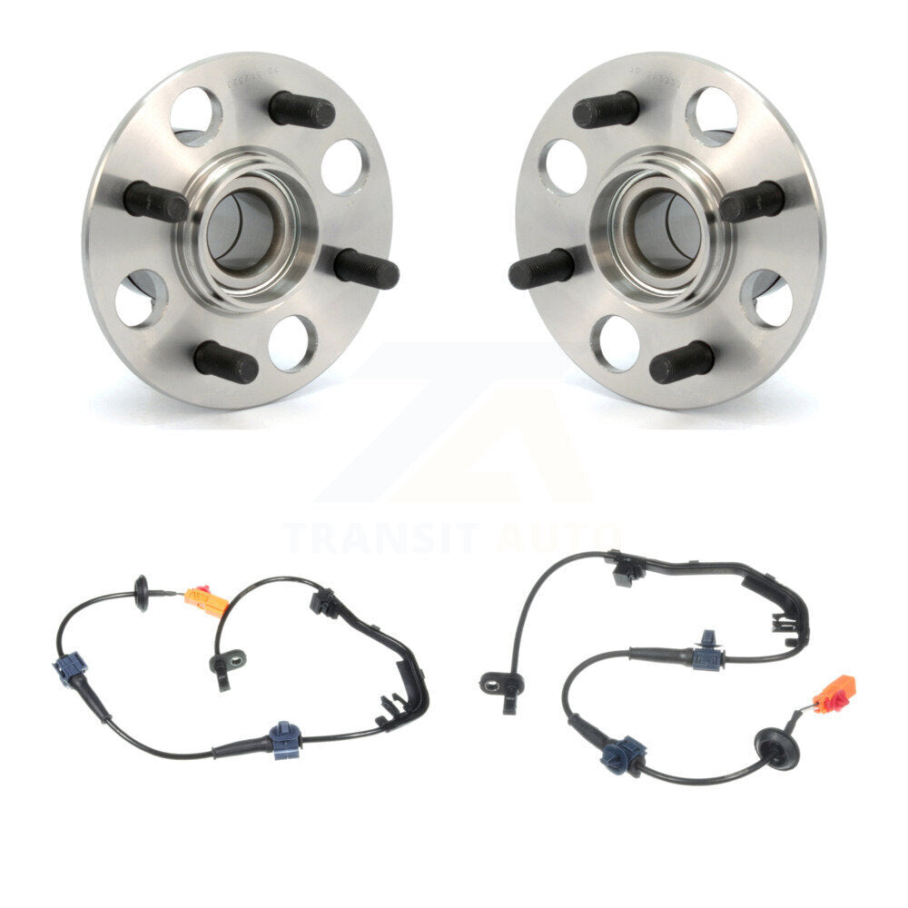 Wheel Hub Bearing Sensor Rear Kit For 2007-2008 Honda Fit 1.5L with 4-Wheel ABS