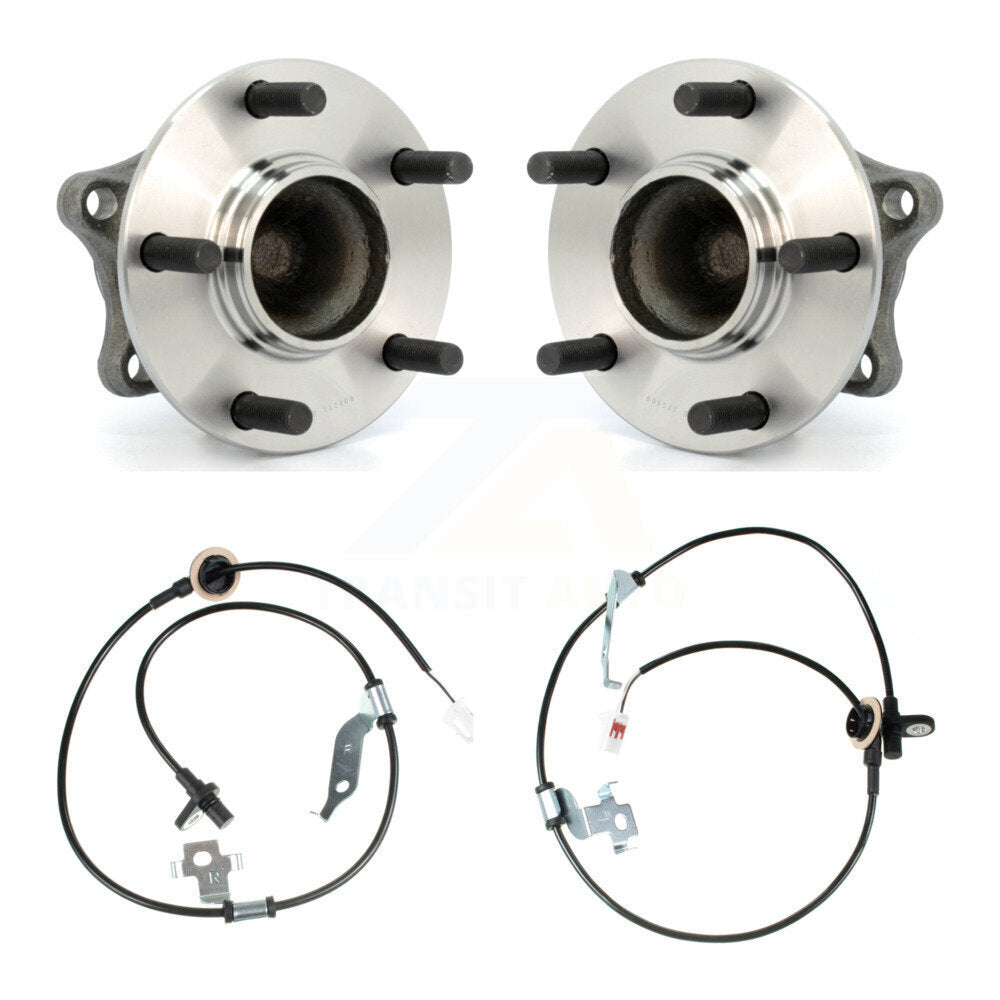 Wheel Hub Bearing & Sensor Rear Kit For 09-13 Mazda 6 3.7L/2.5L with 4-Wheel ABS