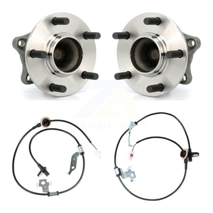 Wheel Hub Bearing & Sensor Rear Kit For 09-13 Mazda 6 3.7L/2.5L with 4-Wheel ABS